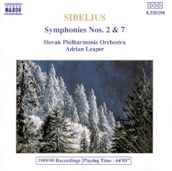 Sibelius: Symphonies nos. 2 & 7