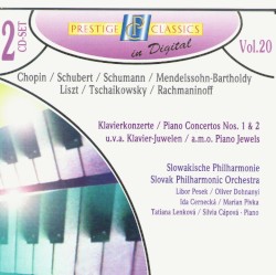 Ida Černecká · Fryderyk Chopin · Robert Schumann · Franz Schubert · Felix Mendelssohn · Пётр Ильич Чайковский · Сергей Васильевич Рахманинов: Klavierkonzerte u.v.a. Klavier-Juwelen