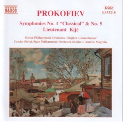 Prokofiev: Symphony no. 1 "Classical" / Symphony no. 5 / Lieutenant Kijé