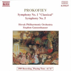 Sergei Prokofiev: Symphony no. 1 "Classical" / Symphony no. 5