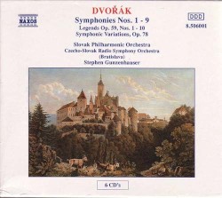 Dvořák: Symphonies nos. 1-9 / Legends, op. 59, nos. 1-10 / Symphonic Variations, op. 78