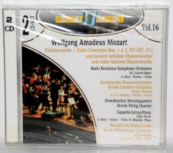 Wolfgang Amadeus Mozart: Violin Concertos nos. 1 & 2, KV 207, 211, and Other Beloved Masterworks