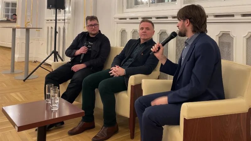 Beseda s Mariánom Lejavom a Ondrejom Veselým