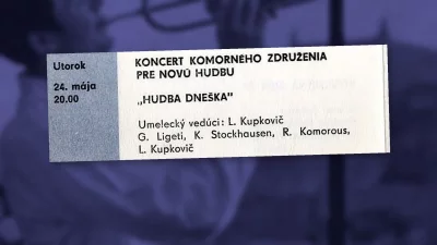 Koncert komorného združenia pre novú hudbu Hudba dneška