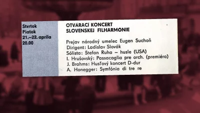Otvárací koncert Slovenskej filharmónie