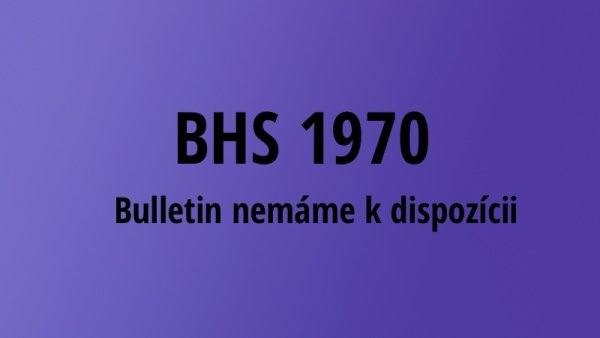 BHS 1970